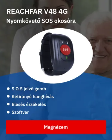REACHFAR V48-A 4g lte okosóra gps nyomkövető
